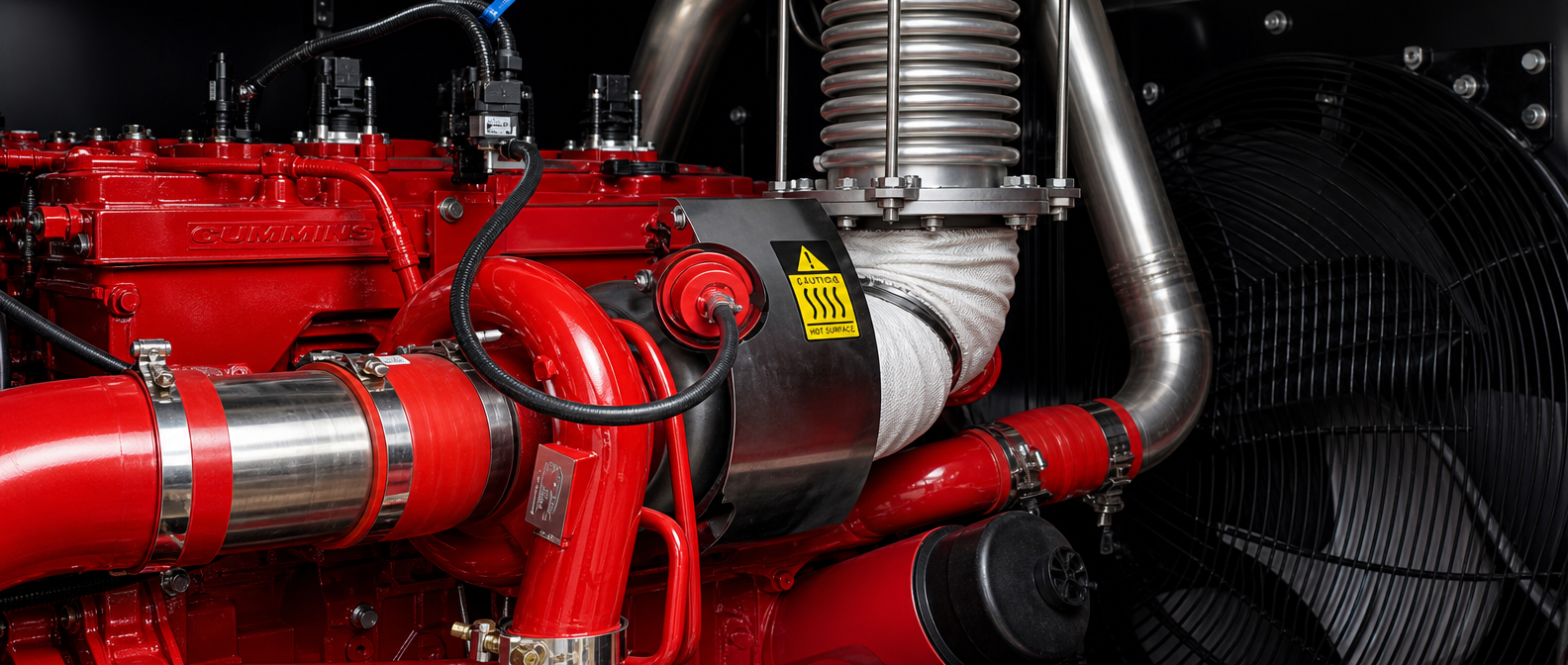 Natural Gas Generator Internal Components