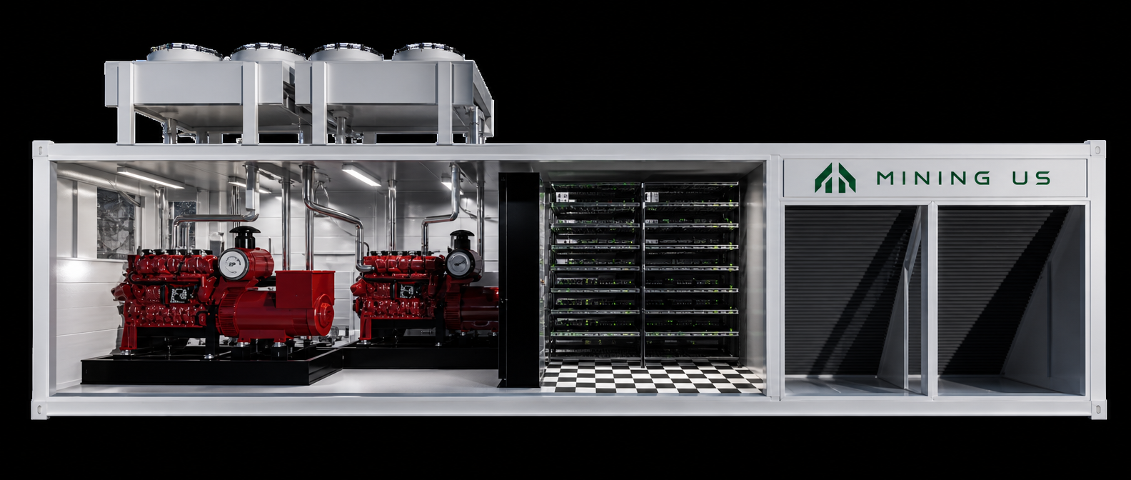 AP-50Hyd Natural Gas Hydro-Cooled Mining Container