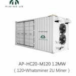 1.2MW 120-Slot Whatsminer 2U Hydro Cooling Container (20HQ)