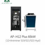 12-Slot 66kW Antminer Hydro Cooling Rack