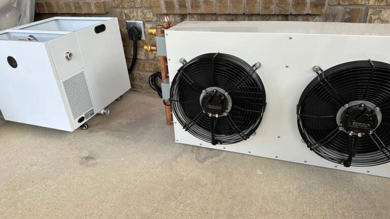 C2 immersion tank connected to its dry cooler