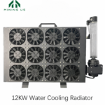 MiningUS 12kW water cooling radiator with pump for one compatible Hydro ASIC miner
