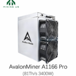 Canaan Avalon Miner 1166 Pro 72T 75T 78T 81T Crypto Bitcoin Mining Machine