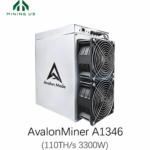 Canaan Avalon A1346 104T 107T 110T 113T 116T 120T 126T 3300W Bitcoin Miner Asic Mining With All in One Power Supply