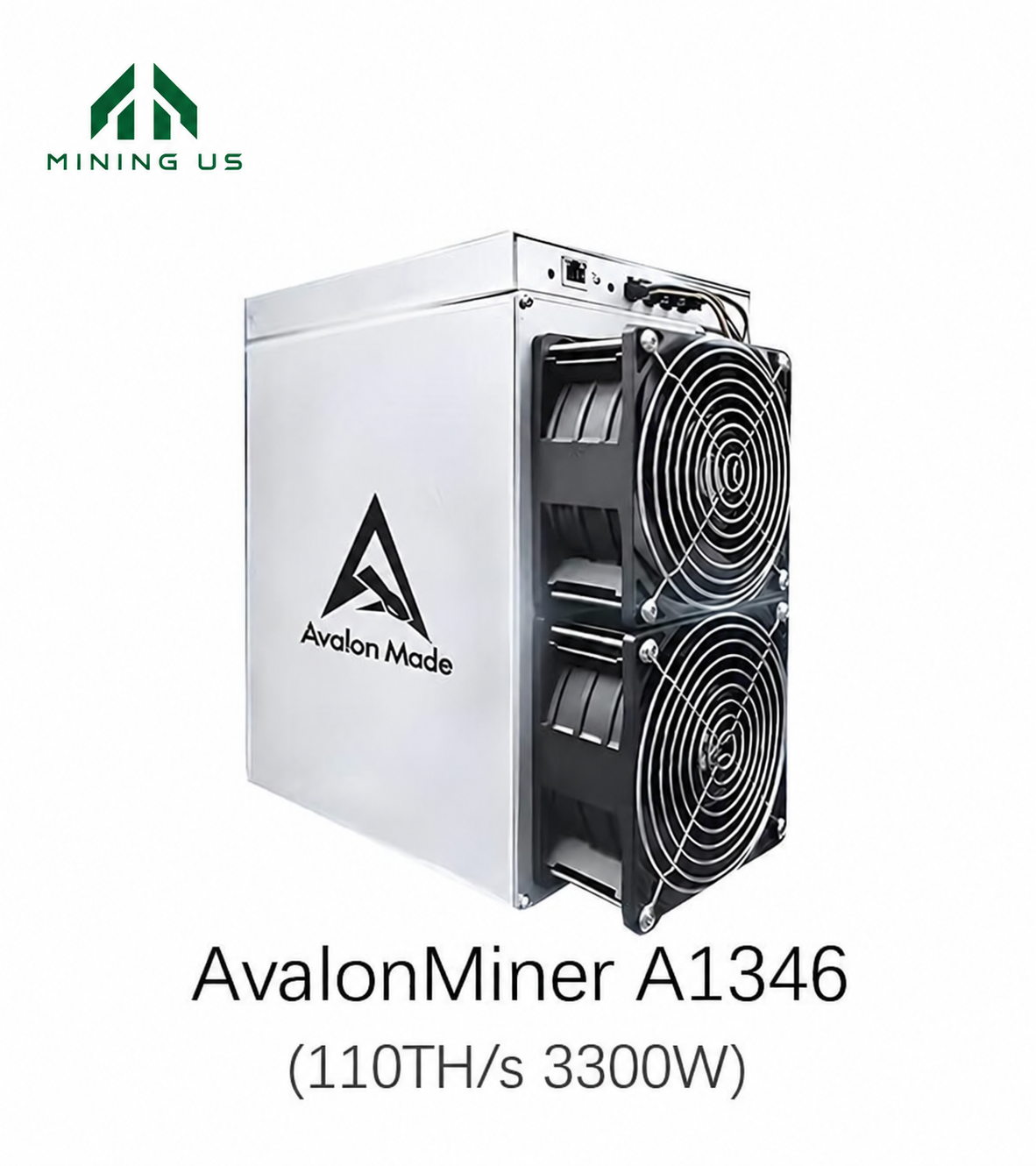miningus-a1346-main Canaan Avalon A1346 104T 107T 110T 113T 116T 120T 126T 3300W Bitcoin Miner Asic Mining With All in One Power Supply - Image 1