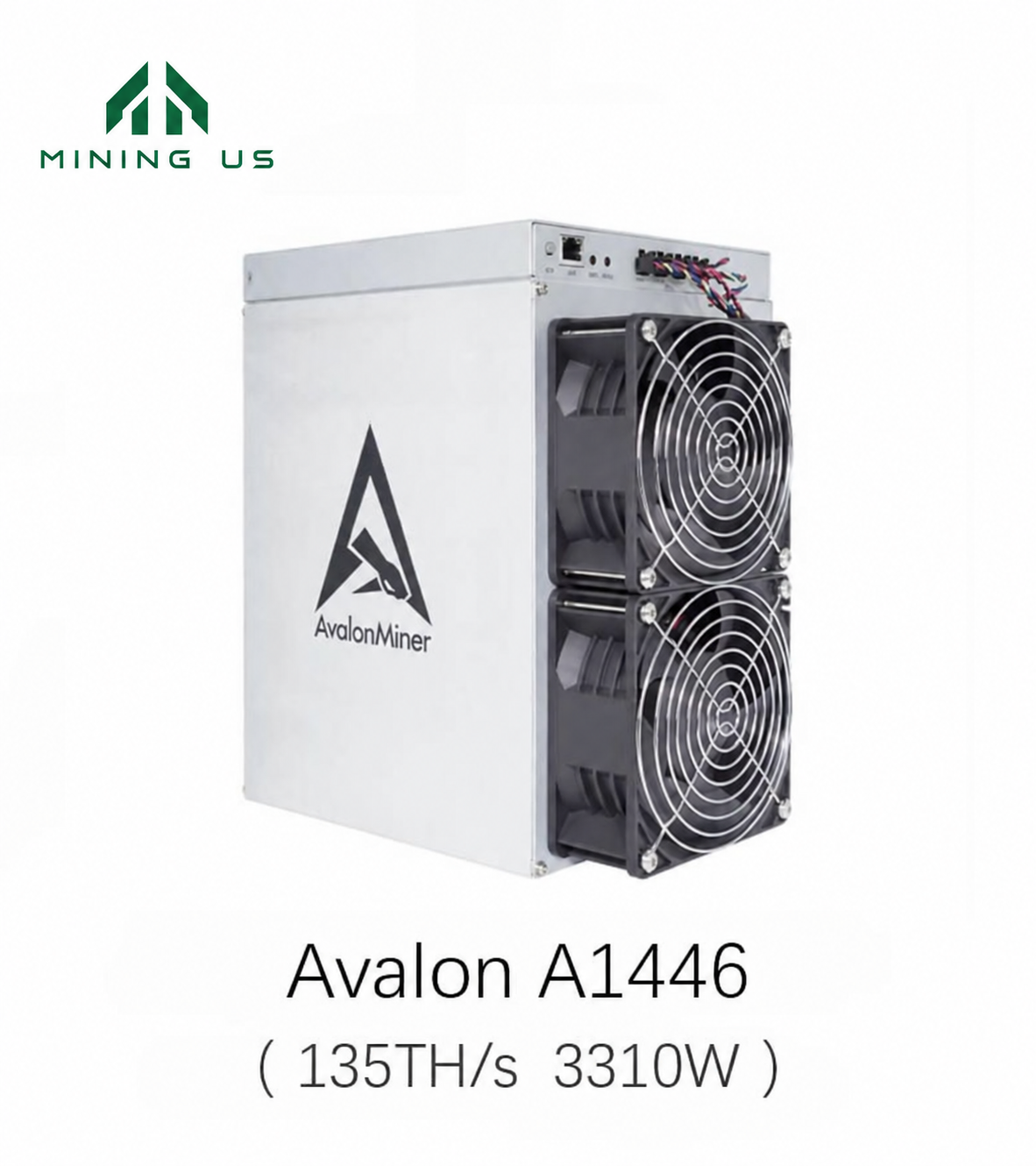 miningus-a1446-main Canaan Avalon A1446 135T 3310W Blockchain Hardware for Bitcoin Mining - Image 1