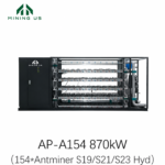 MiningUS AP-A154 154-slot Antminer Hydro cooling rack