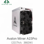 Canaan Avalon A15 Pro 221T 3662W Bitcoin Miner