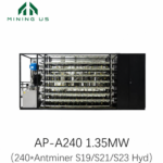 AP-A240 1.35MW 240-slot Antminer hydro cooling rack