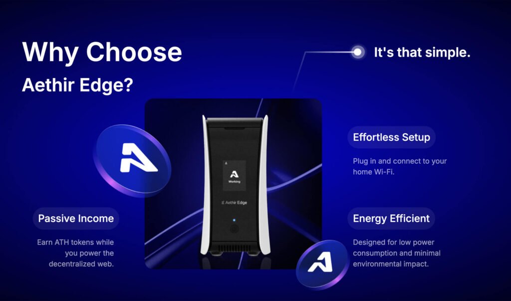 Aethir Edge setup and energy efficiency overview