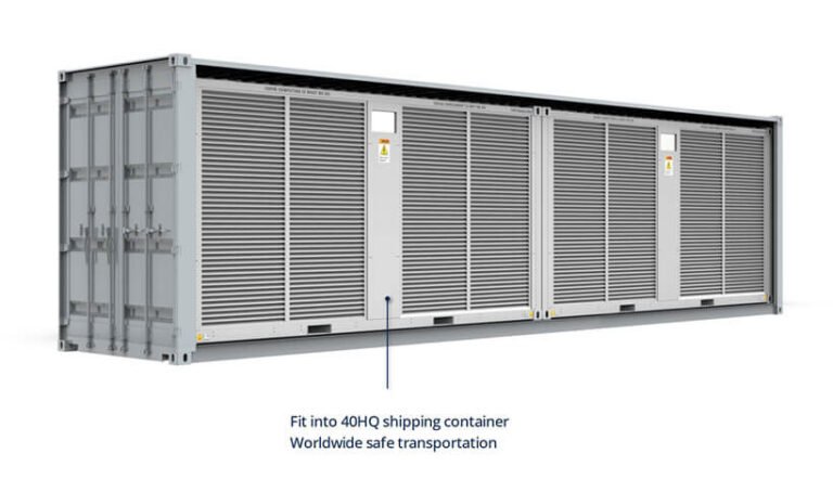 40FT module fits inside a 40HQ shipping container