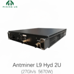 Bitmain Antminer L9 Hyd 2U 27Gh/s 5670W Dogecoin Miner