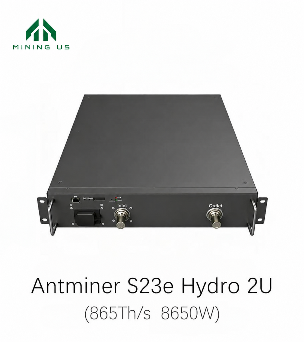 miningus-antminer-s23e2u-main Bitmain Antminer S23e Hydro 2U 865Th/s 8650W Bitcoin Miner Hydro Cooling - Image 1