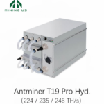 Bitmain Antminer T19 Pro Hydro 235Th 5170W Bitcoin Miner BTC BCH Mining