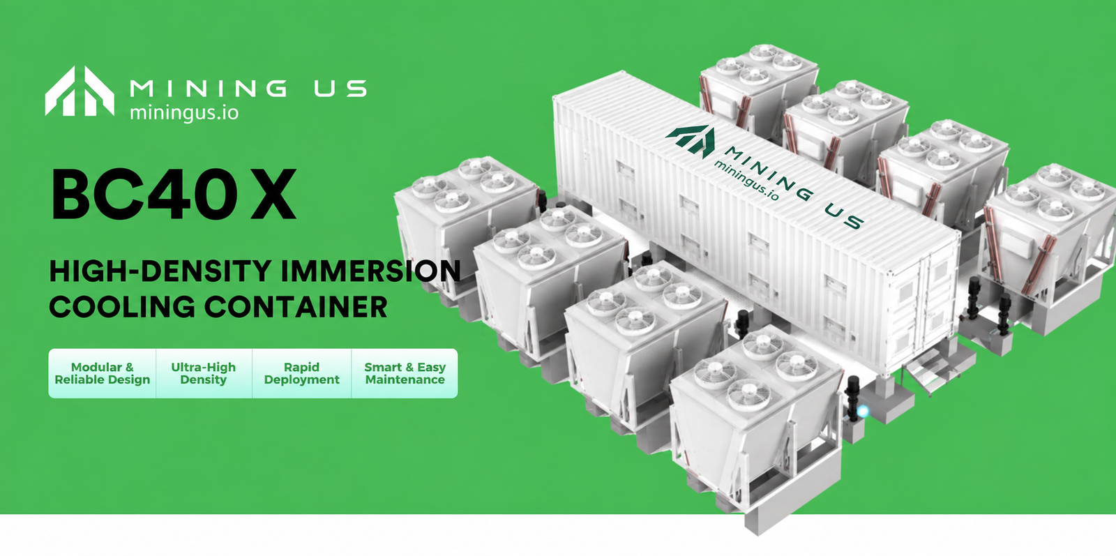 BC40 X immersion cooling container overview