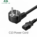 C13 Power Cord 10A 250V For Antminer L7 S19 K7 DR7 Elphapex DG1+