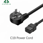 C19 16A 250V Power Cord For Iceriver KS5L KS5M KS3M Whatsminer Air Cooling Machine