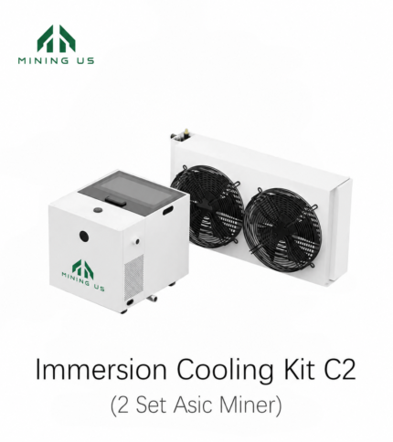 MiningUS C2 12kW immersion cooling kit with tank and dry cooler