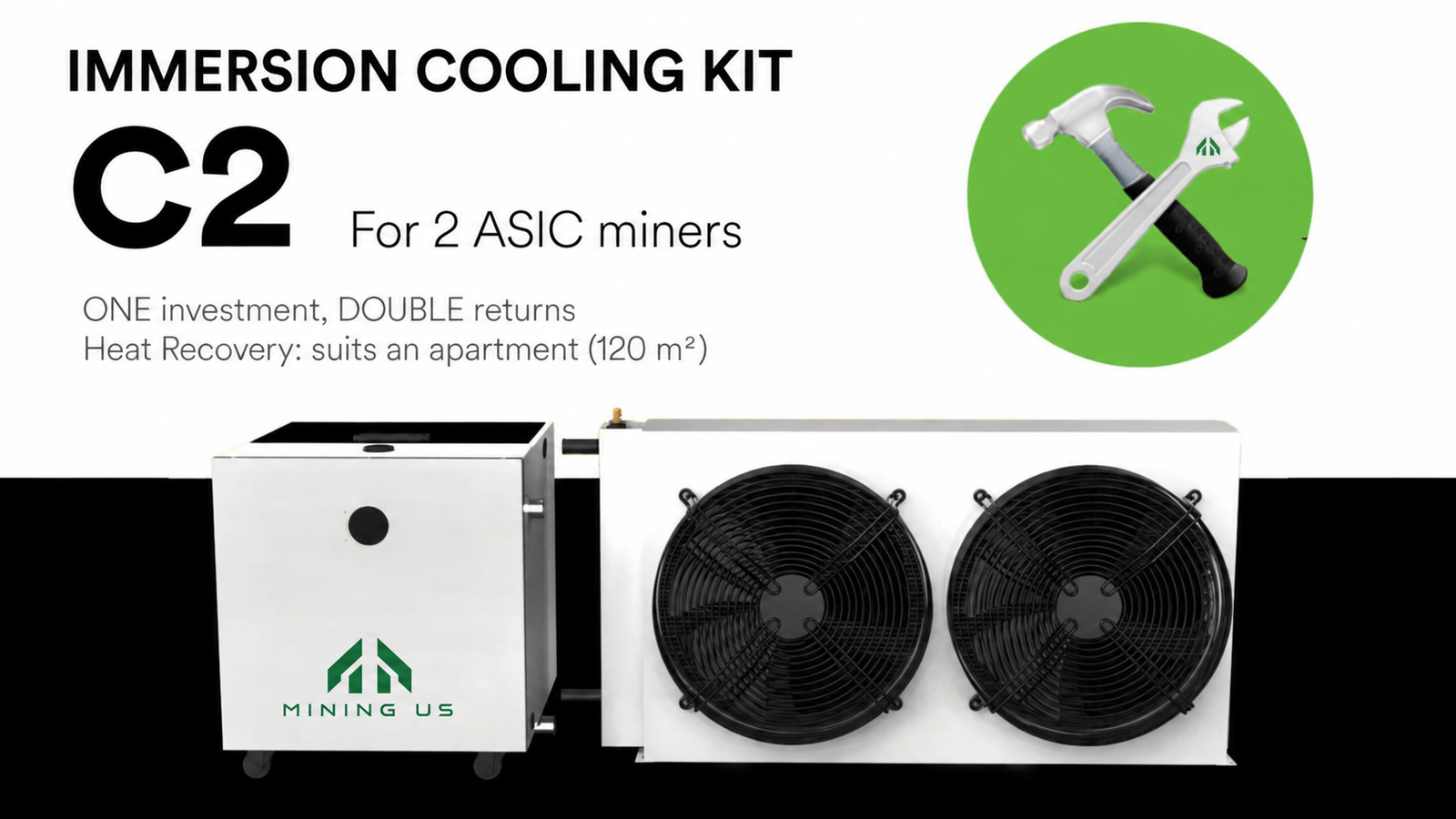 MiningUS C2 tank and dry cooler overview