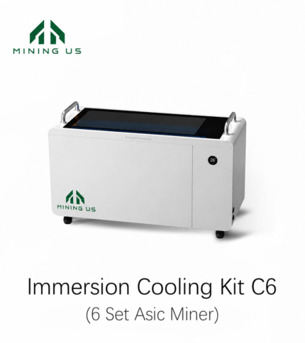 C6 immersion cooling tank for six ASIC miners