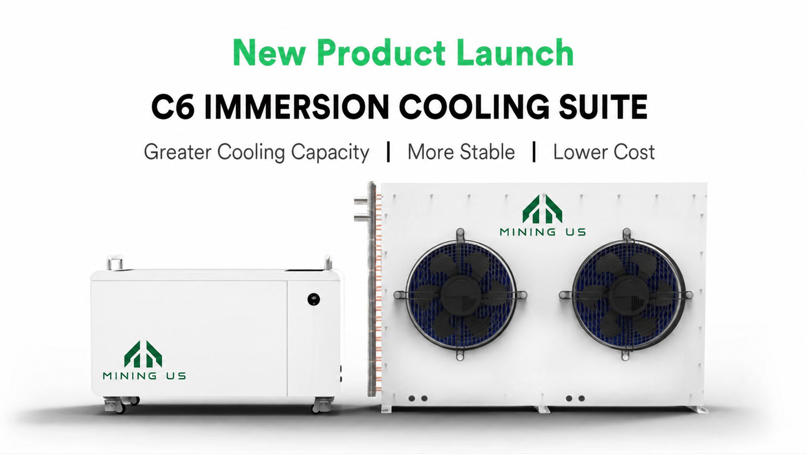 C6 immersion cooling tank and dry cooler