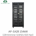 AP-EA28 154kW 28-slot Antminer hydro cooling cabinet — MiningUS