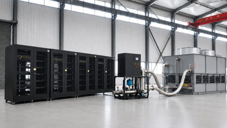 Supplier four-rack hydro cooling deployment