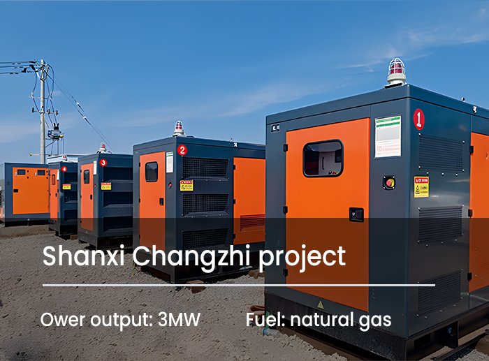 Shanxi Changzhi project — 3MW, natural gas