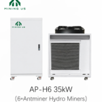 MiningUS AP-H6 hydro cooling cabinet and dry cooler