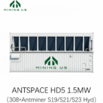 Bitmain ANTSPACE HD5 308-Slot 1.5MW 40HQ Hydro Cooling Container