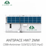 Bitmain ANTSPACE HW7 396-Slot 2MW 40HQ Hydro Cooling Container