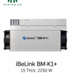 iBeLink BM-K1+ 15 TH/s 2250W Kadena Miner with Power Supply