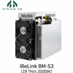 iBeLink BM-S3 19Th/s 3100W Siacoin Miner Blake2B Algorithm SC Mining Hardware