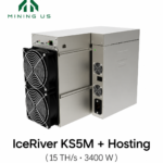 IceRiver KS5M 15Th/s 3400W Kaspa Miner + Hosting
