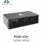 iPollo V2H 3.4Gh/s 3.5Gh/s 3.6 Gh/s475W Ethereum Classic (ETC) Miner Hydro Cooling