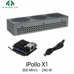 iPollo X1 300MH/s 240W 6GB ETHW ETHF ETC Miner