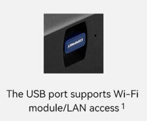 USB networking port