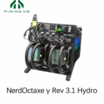 NerdOctaxe γ Rev 3.1 Hydro Bitcoin Solo Miner