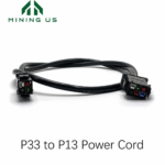 P33 to P13 Power Cord for Antminer S21 S19j XP