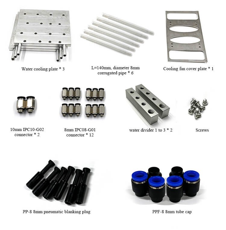 Antminer S19XP water cooling plate composition