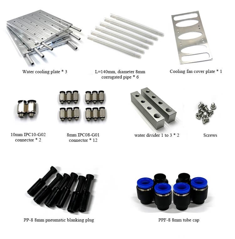 Antminer KS5 KS5PRO water cooling plate composition