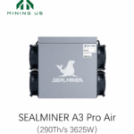 Bitdeer SEALMINER A3 Pro Air 290TH/s 3625W Bitcoin Miner