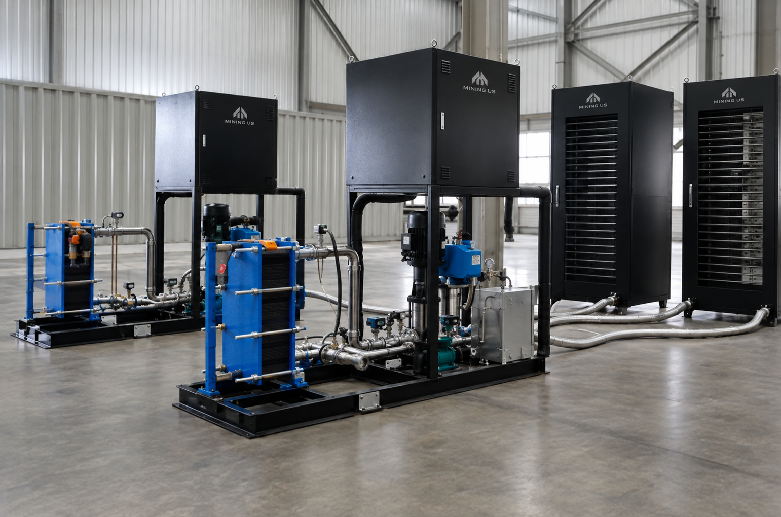 Supplier example with two separate cooling distribution systems