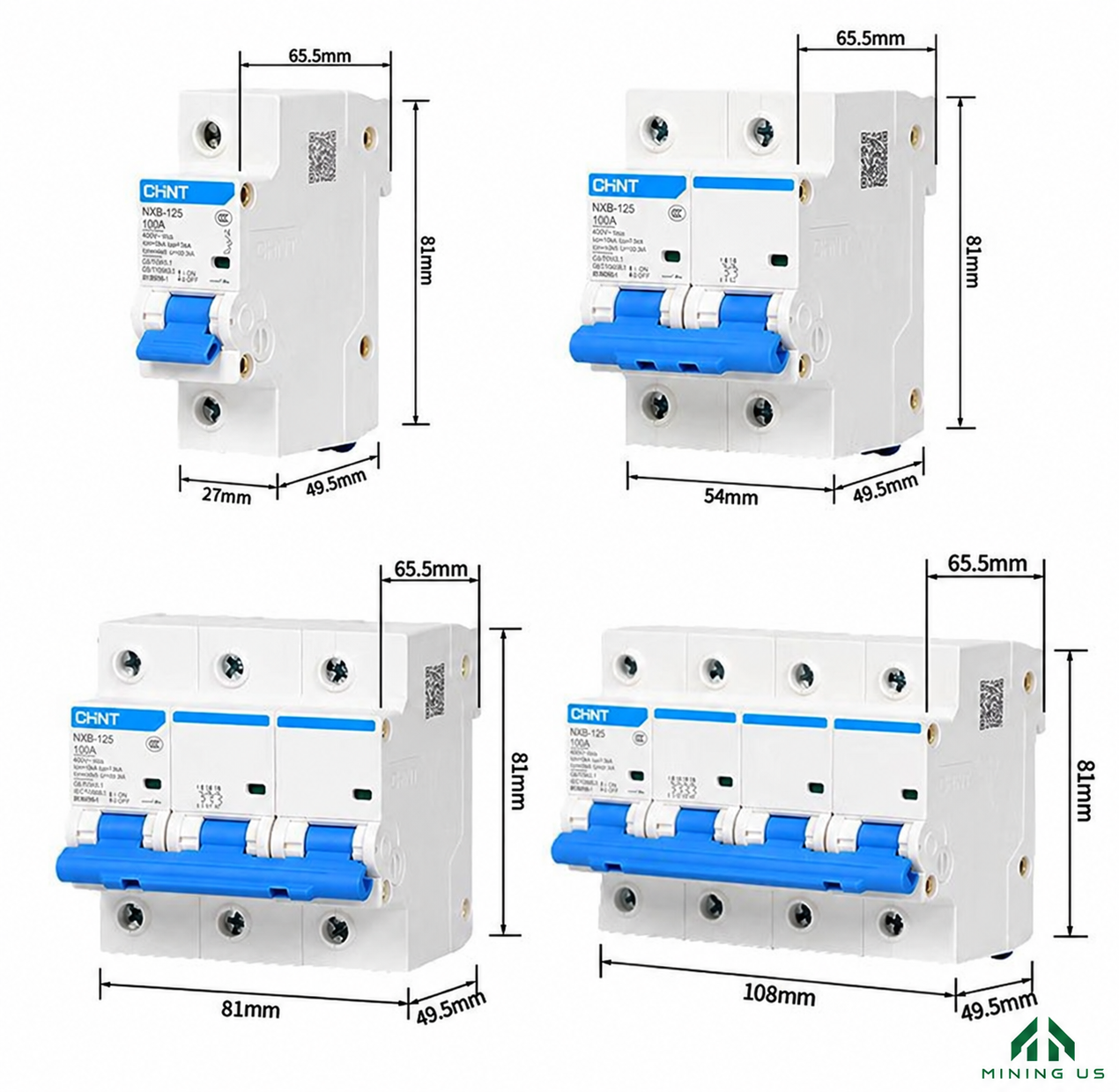 CHINT NXB-125 High-Current Circuit Breaker product details